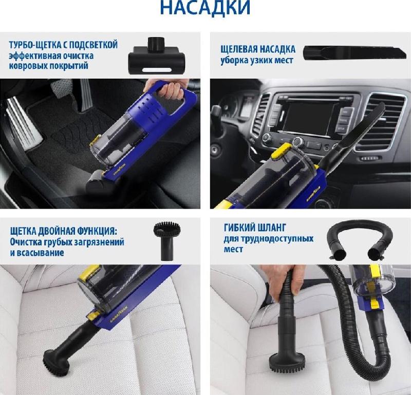Автомобильный пылесос GOODYEAR GY-VC-02 GY000192