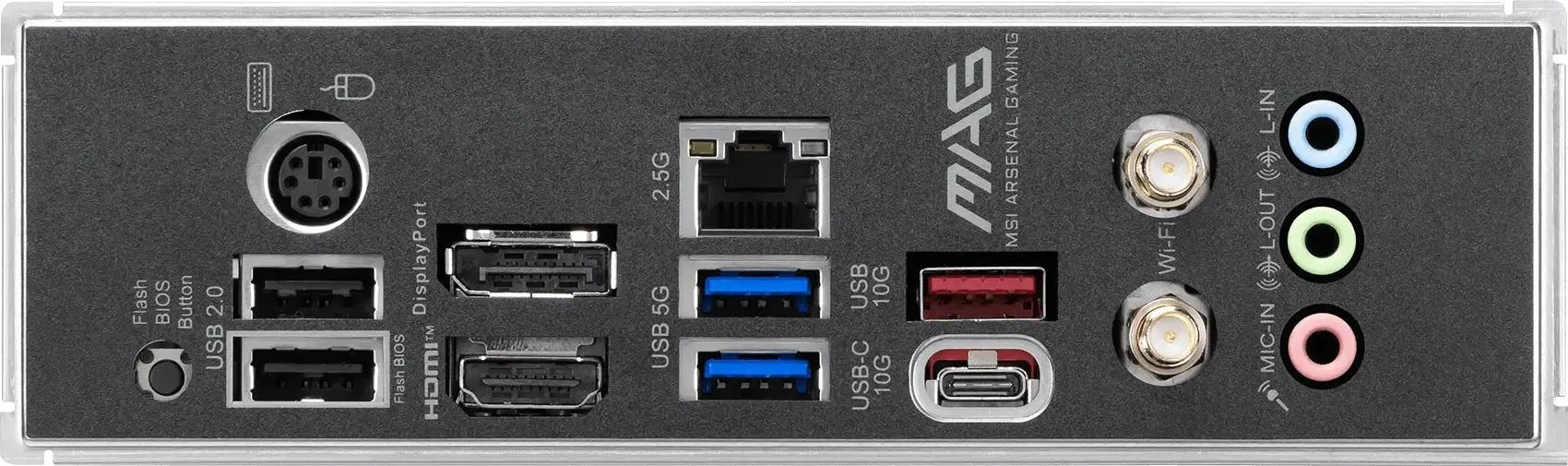 Материнская плата MSI MAG B550 TOMAHAWK WIFI Soc-AM4 AMD B550 4xDDR4 ATX AC`97 8ch(7.1) 1 x 2.5Gigabit + Gigabit Ethernet RAID+HDMI+DP