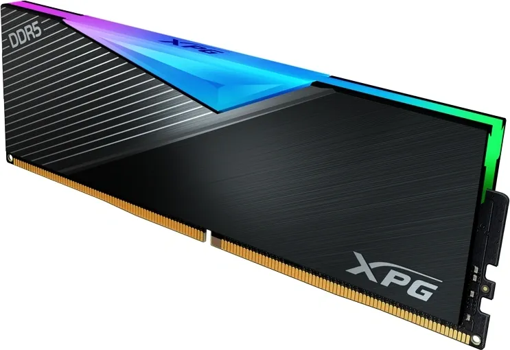 Память DDR5 2x16GB 6400MHz A-Data AX5U6400C3216G-DCNKRBK XPG Lancer RGB RTL PC5-51200 CL32 DIMM ECC 288-pin 1.4В kit dual rank Ret