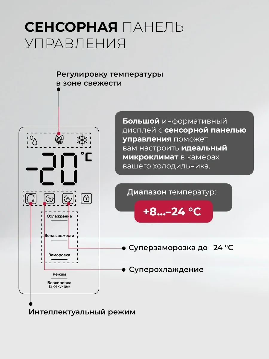 Холодильник Lex LKB400GRGID 2-хкамерн. серый глянц. инвертер