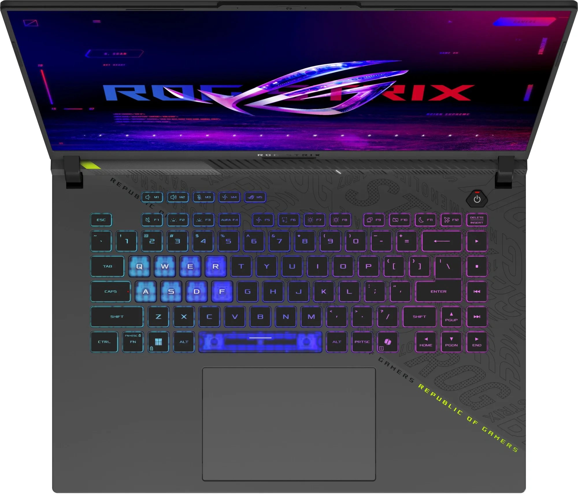 Ноутбук Asus ROG Strix G16 G614FR-TS412 Ryzen 9 9955HX 32Gb SSD1Tb NVIDIA GeForce RTX5070Ti 12Gb 16" IPS 2.5K (2560x1600) без ОС grey WiFi BT Cam (90NR0NK8-M00N00)