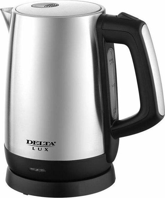 Чайник элетрический DELTA LUX DL-1207 нерж. черный