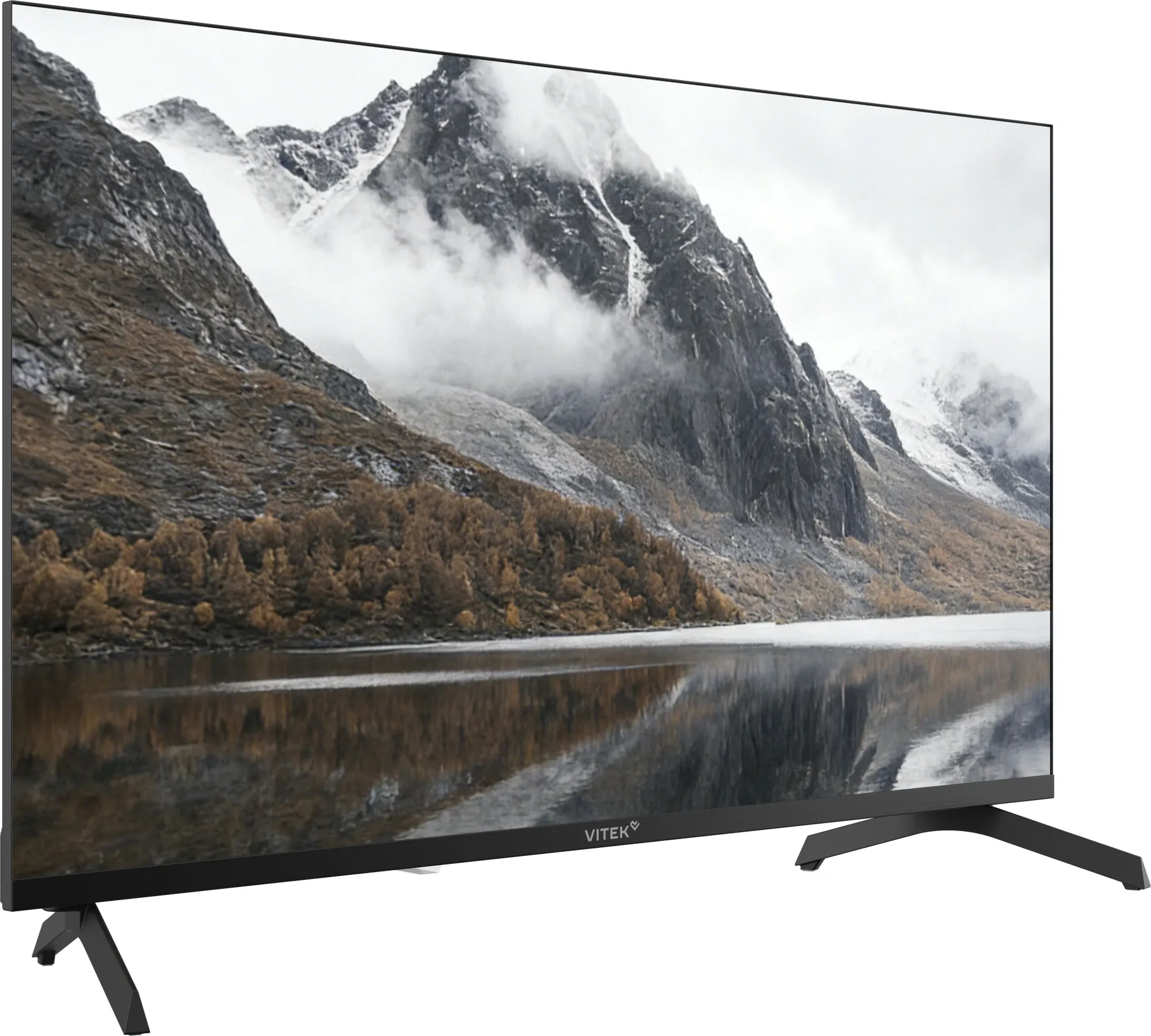 Телевизор LED Vitek 32" VT-32HBS310 Google TV Frameless черный/черный HD 60Hz DVB-T DVB-T2 DVB-C DVB-S DVB-S2 USB 2.0 WiFi Smart TV