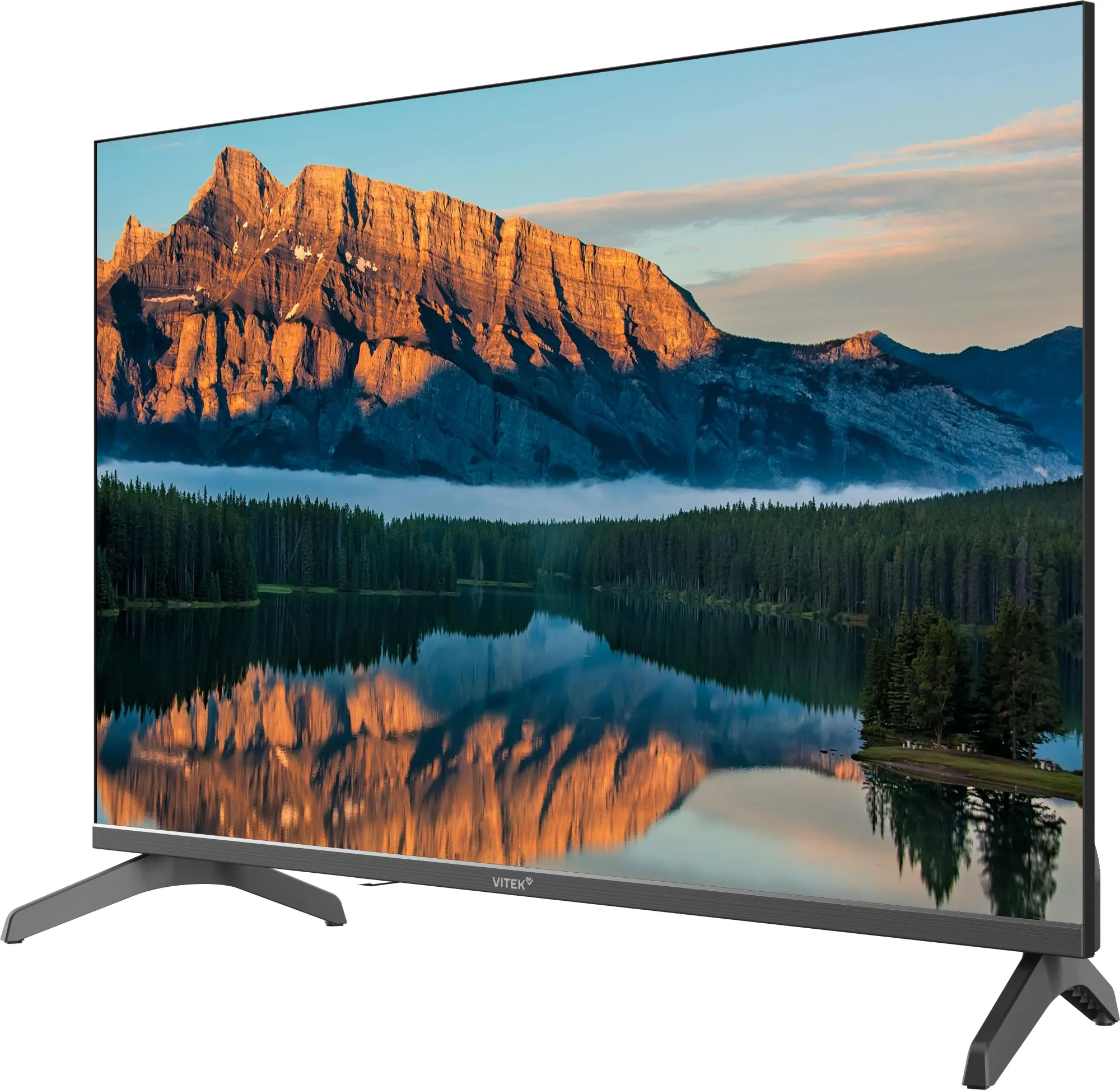 Телевизор LED Vitek 32" VT-32HBS300 Яндекс.ТВ Frameless черный/черный HD 60Hz DVB-T DVB-T2 DVB-C DVB-S DVB-S2 USB 2.0 WiFi Smart TV