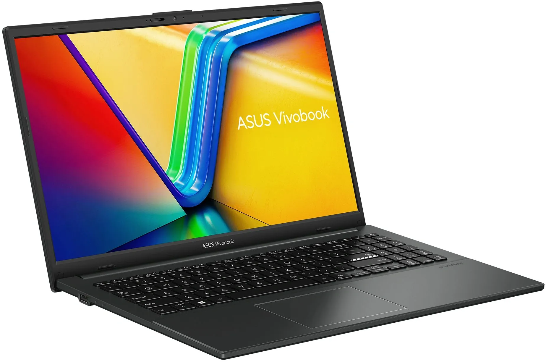 Ноутбук Asus Vivobook Go 15 E1504TA-BQ403 N-series N150 8Gb SSD256Gb Intel Graphics 15.6" IPS FHD (1920x1080) без ОС black WiFi BT Cam (90NB1541-M00MB0)