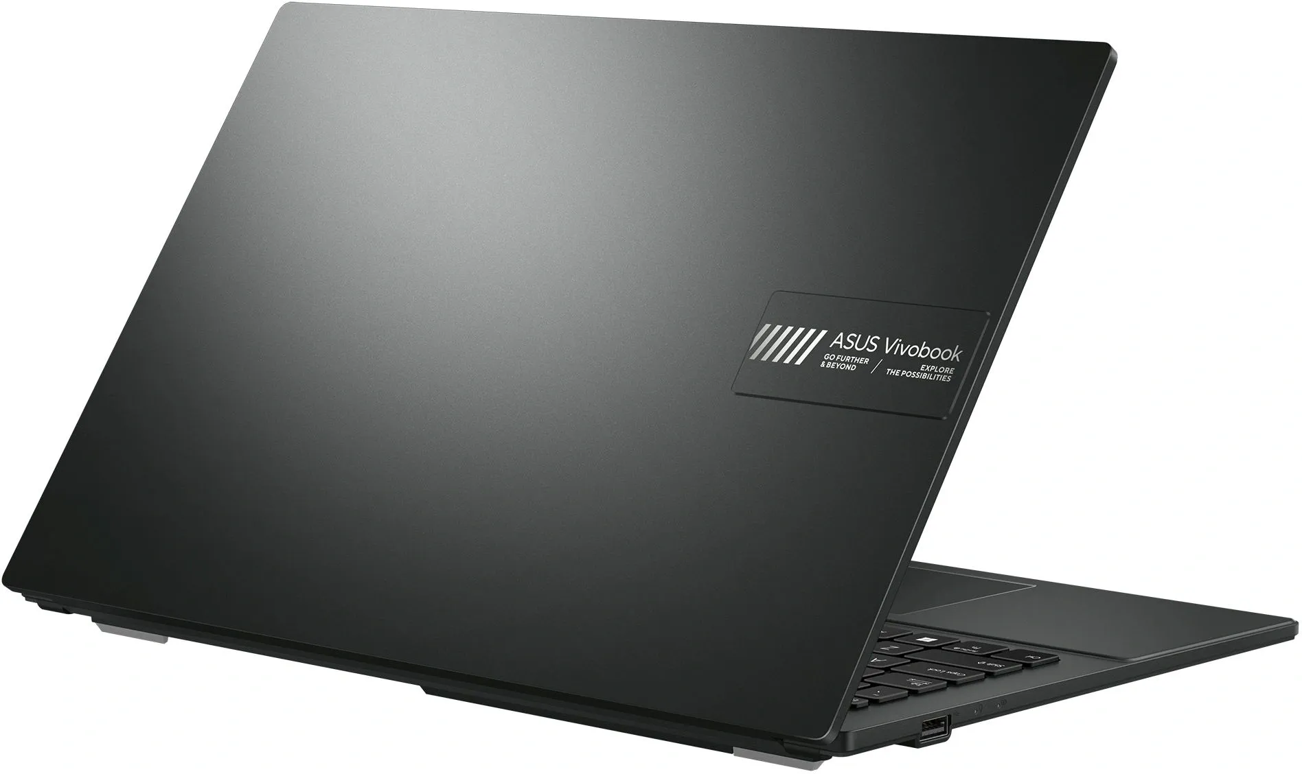 Ноутбук Asus Vivobook Go 15 E1504TA-BQ403 N-series N150 8Gb SSD256Gb Intel Graphics 15.6" IPS FHD (1920x1080) без ОС black WiFi BT Cam (90NB1541-M00MB0)