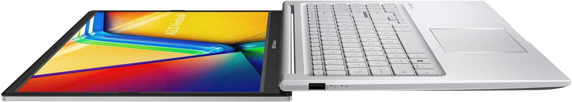 Ноутбук Asus Vivobook 15 X1504VA-BQ5917 Core 3 100U 8Gb SSD256Gb Intel Graphics 15.6" IPS FHD (1920x1080) без ОС silver WiFi BT Cam (90NB13Y2-M03V40)