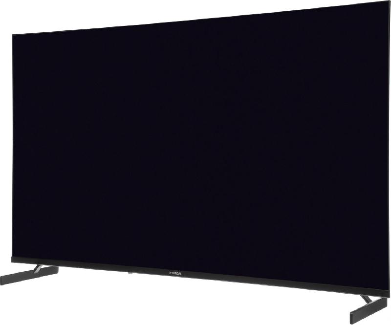 Телевизор LED Hyundai 55" H-LED55BU7011 Smart Google TV Frameless Metal черный/4K Ultra HD/DVB-T/60H