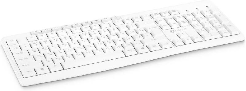 OKLICK Клавиатура Оклик K225W белый USB беспроводная Multimedia (1875235)