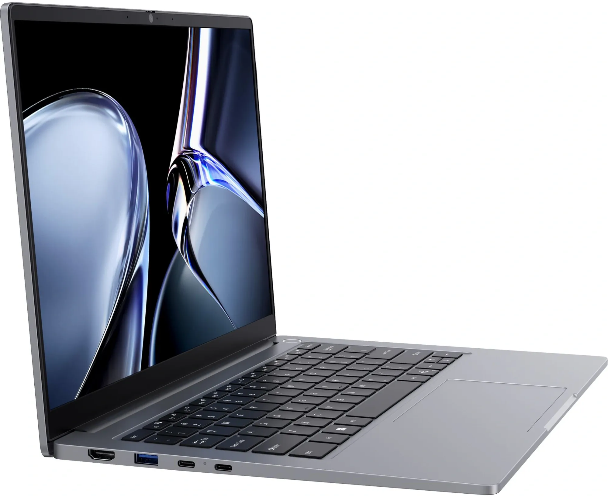 Ноутбук Chuwi Corebook Air Core Ultra 5 226V 16Gb SSD512Gb Intel Arc 130V 14" IPS 2.8K (2880x1800) Windows 11 Pro blue WiFi BT Cam 4737mAh
