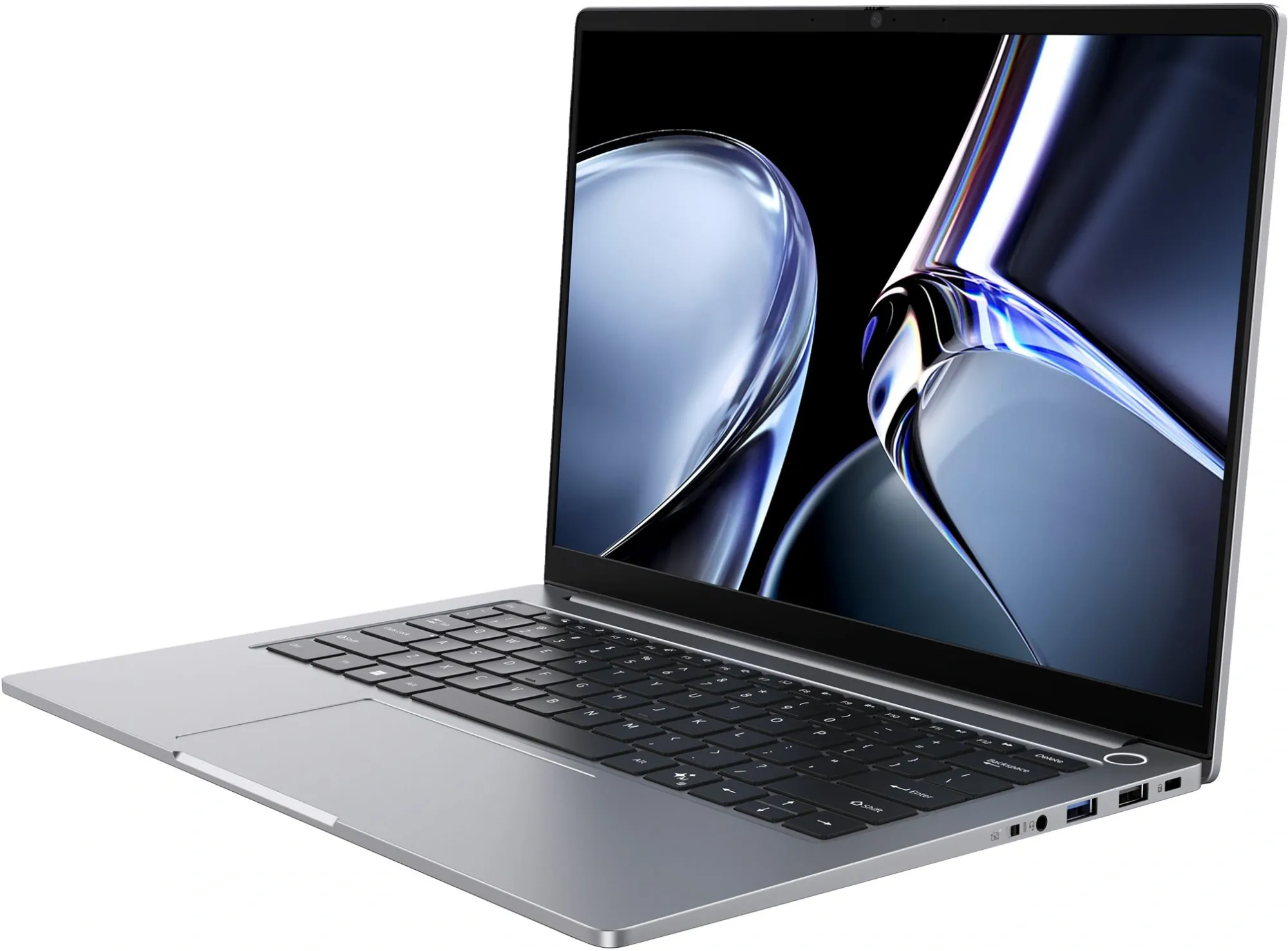 Ноутбук Chuwi Corebook Air Core Ultra 5 226V 16Gb SSD512Gb Intel Arc 130V 14" IPS 2.8K (2880x1800) Windows 11 Pro blue WiFi BT Cam 4737mAh