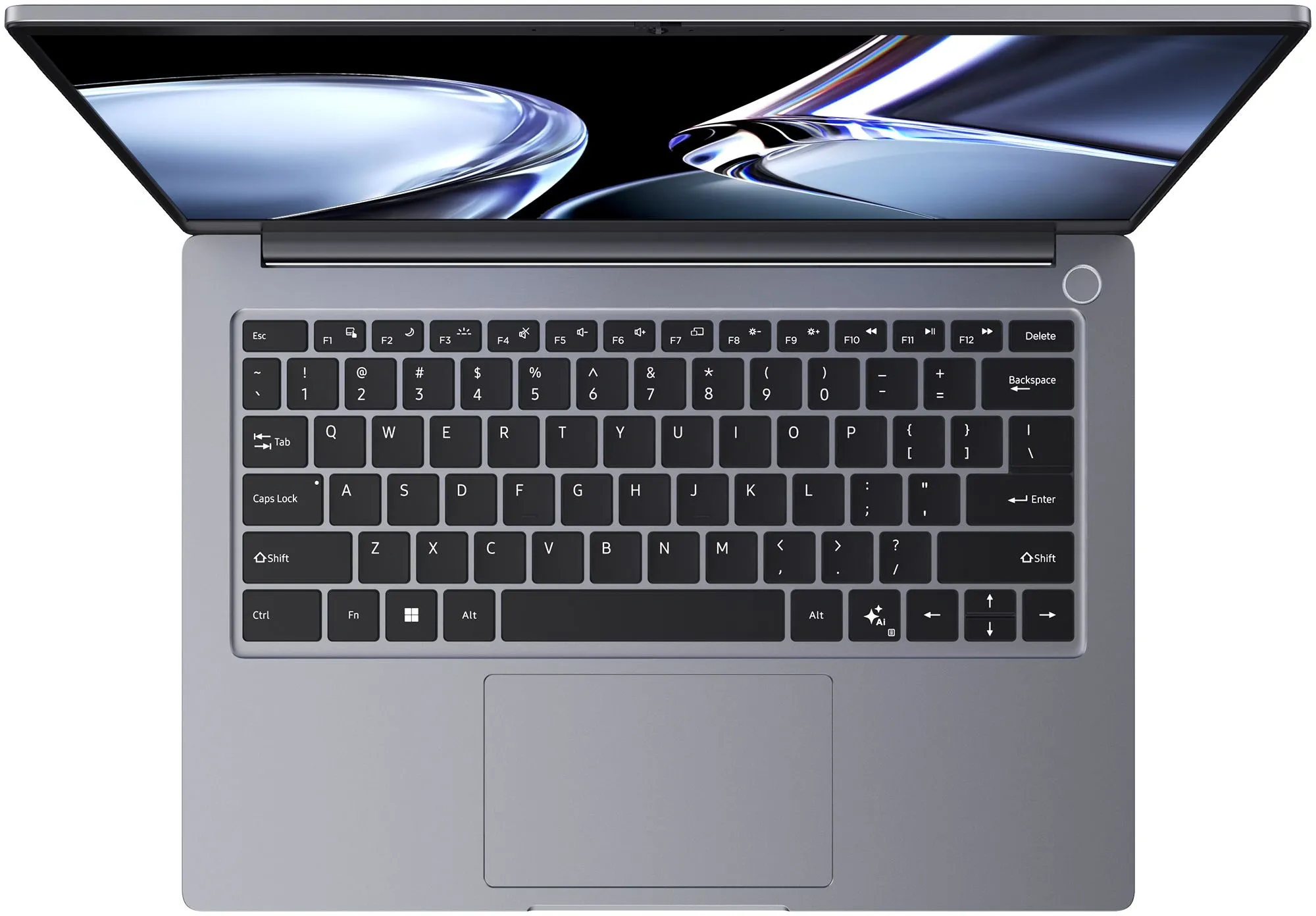Ноутбук Chuwi Corebook Air Core Ultra 5 226V 16Gb SSD512Gb Intel Arc 130V 14" IPS 2.8K (2880x1800) Windows 11 Pro blue WiFi BT Cam 4737mAh