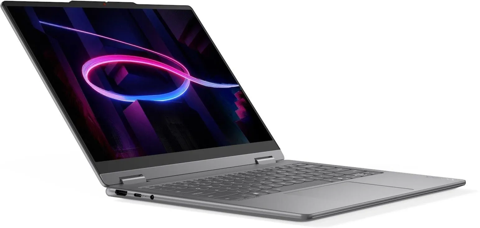 Ноутбук Lenovo Yoga 7 14IPH11 Core Ultra 5 325 24Gb SSD1Tb Intel Graphics 14" OLED Touch WUXGA (1920x1200) Windows 11 Home grey WiFi BT Cam (83TC0058RK)
