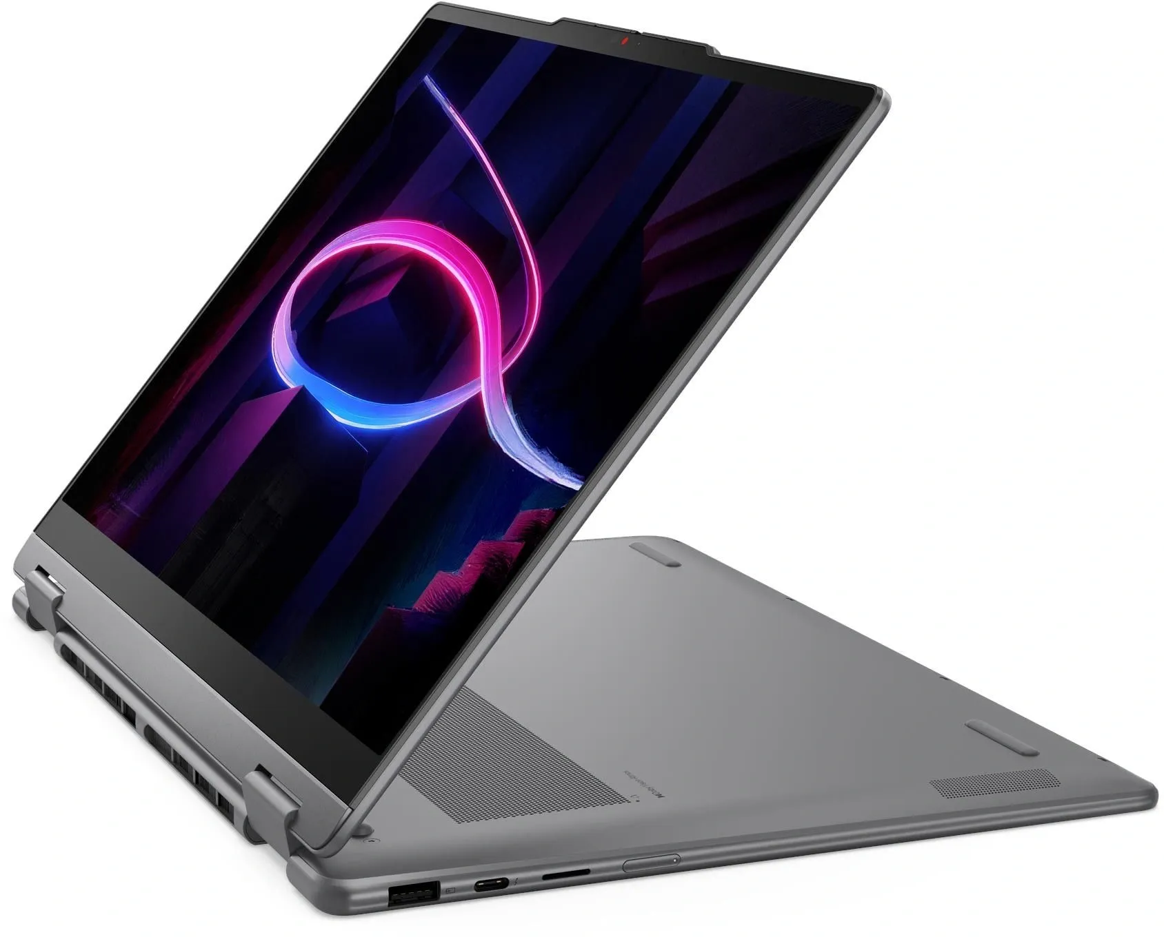 Ноутбук Lenovo Yoga 7 14IPH11 Core Ultra 7 355 24Gb SSD1Tb Intel Graphics 14" OLED Touch WUXGA (1920x1200) Windows 11 Home grey WiFi BT Cam (83TC0057RK)
