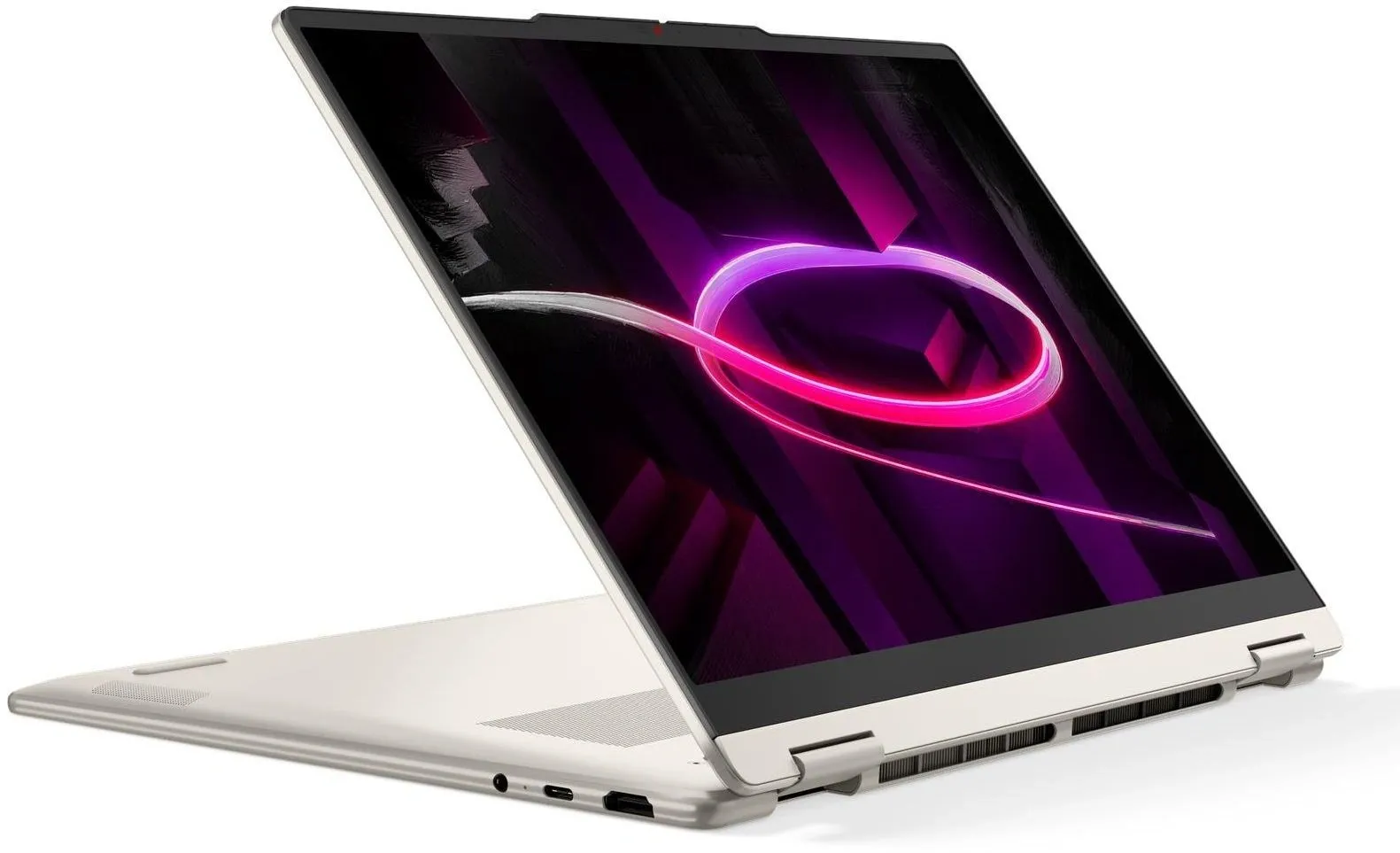 Ноутбук Lenovo Yoga 7 14AGP11 Ryzen AI 5 435 16Gb SSD512Gb AMD Radeon 840M 14" OLED Touch WUXGA (1920x1200) Windows 11 Home beige WiFi BT Cam (83TD0082RK)