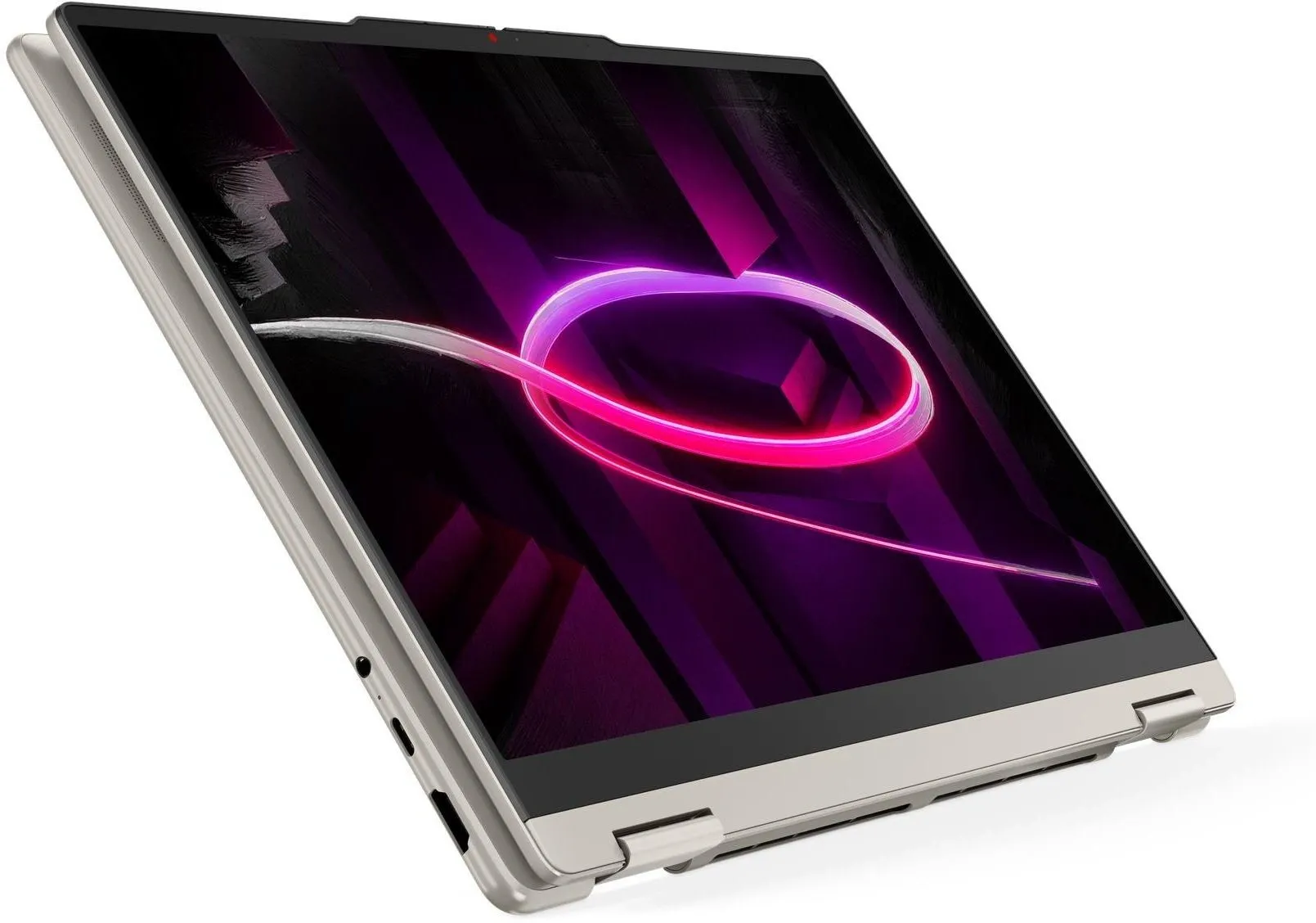 Ноутбук Lenovo Yoga 7 14AGP11 Ryzen AI 5 435 16Gb SSD512Gb AMD Radeon 840M 14" OLED Touch WUXGA (1920x1200) Windows 11 Home beige WiFi BT Cam (83TD0082RK)