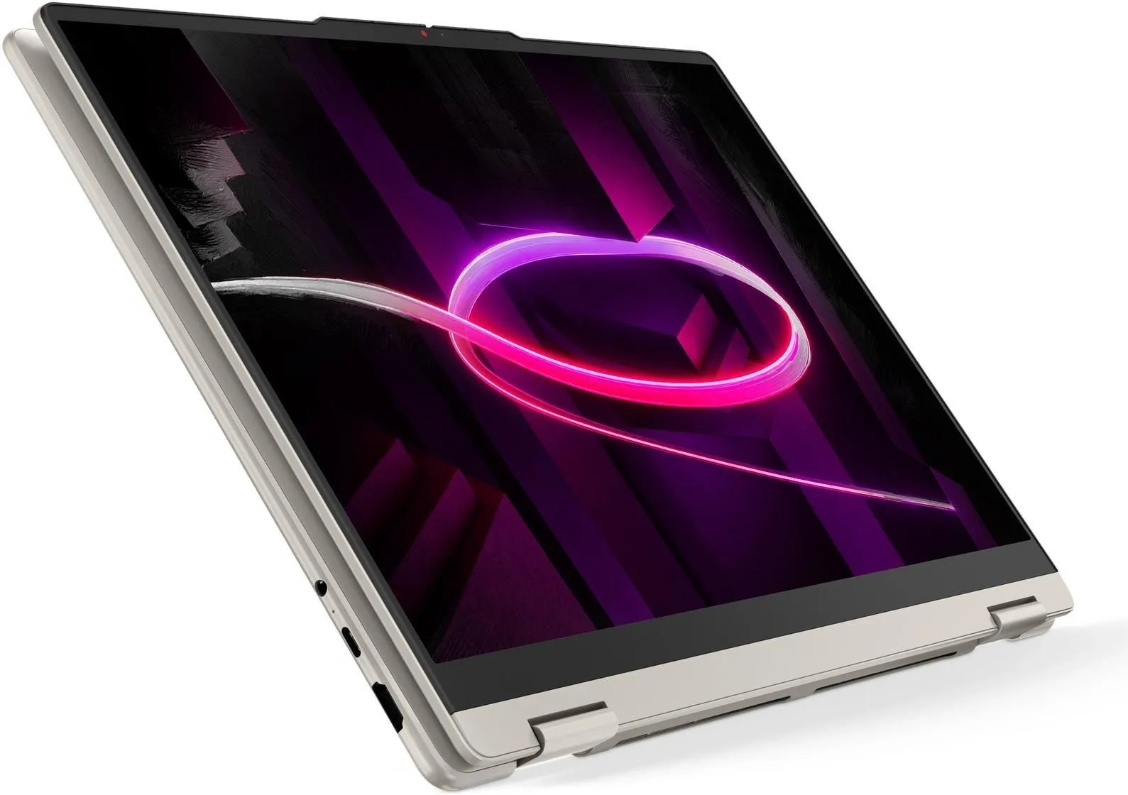 Ноутбук Lenovo Yoga 7 16AGP11 Ryzen AI 7 445 32Gb SSD1Tb AMD Radeon 840M 16" OLED Touch WUXGA (1920x1200) Windows 11 Home beige WiFi BT Cam (83TF003MRK)