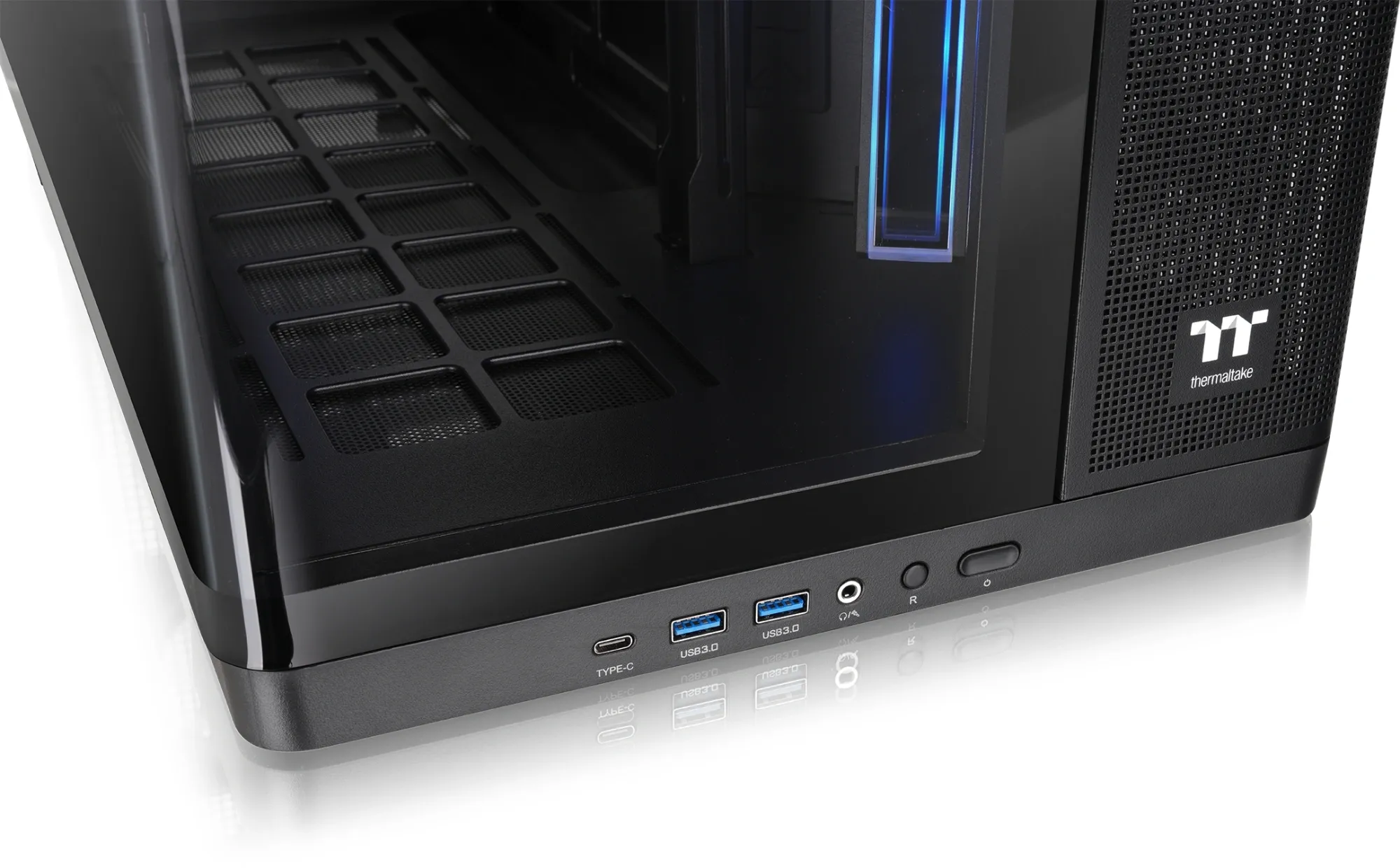 Корпус Thermaltake Arcus 280 TG curved черный без БП mATX 6x120mm 2x140mm 2xUSB3.0 audio bott PSU