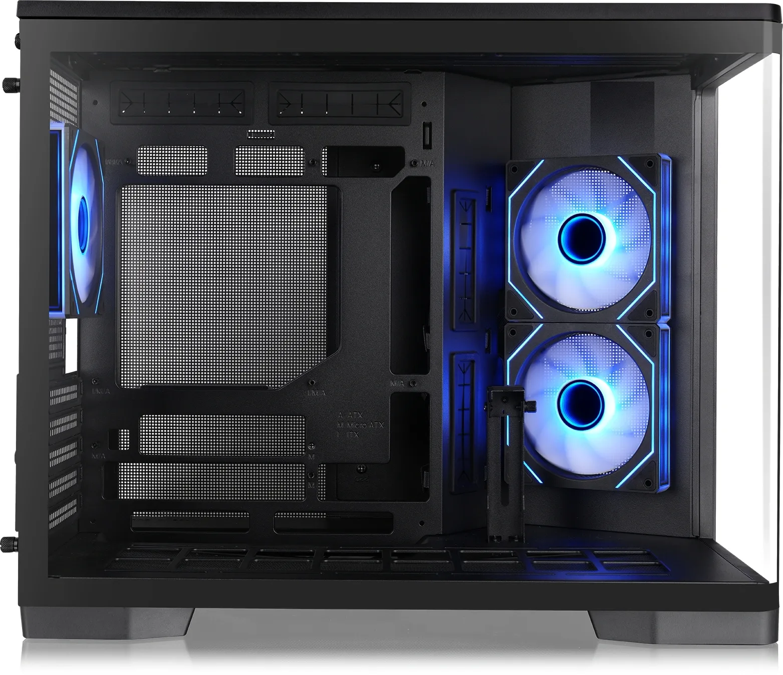 Корпус Thermaltake Arcus 280 TG curved черный без БП mATX 6x120mm 2x140mm 2xUSB3.0 audio bott PSU