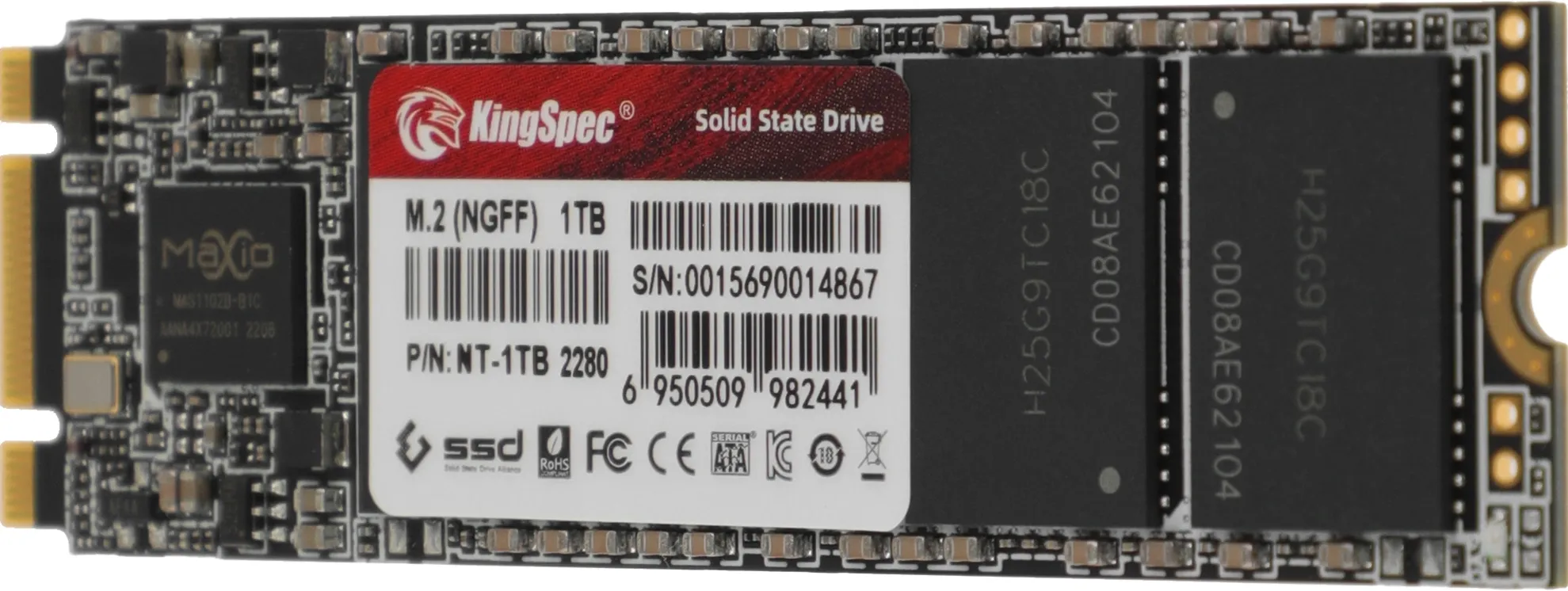 Накопитель SSD Kingspec SATA-III 1TB NT-1TB M.2 2280
