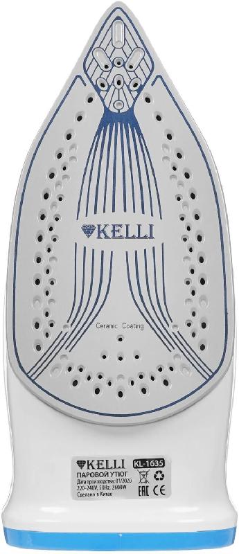 Утюг KELLI KL-1635 черно-синий