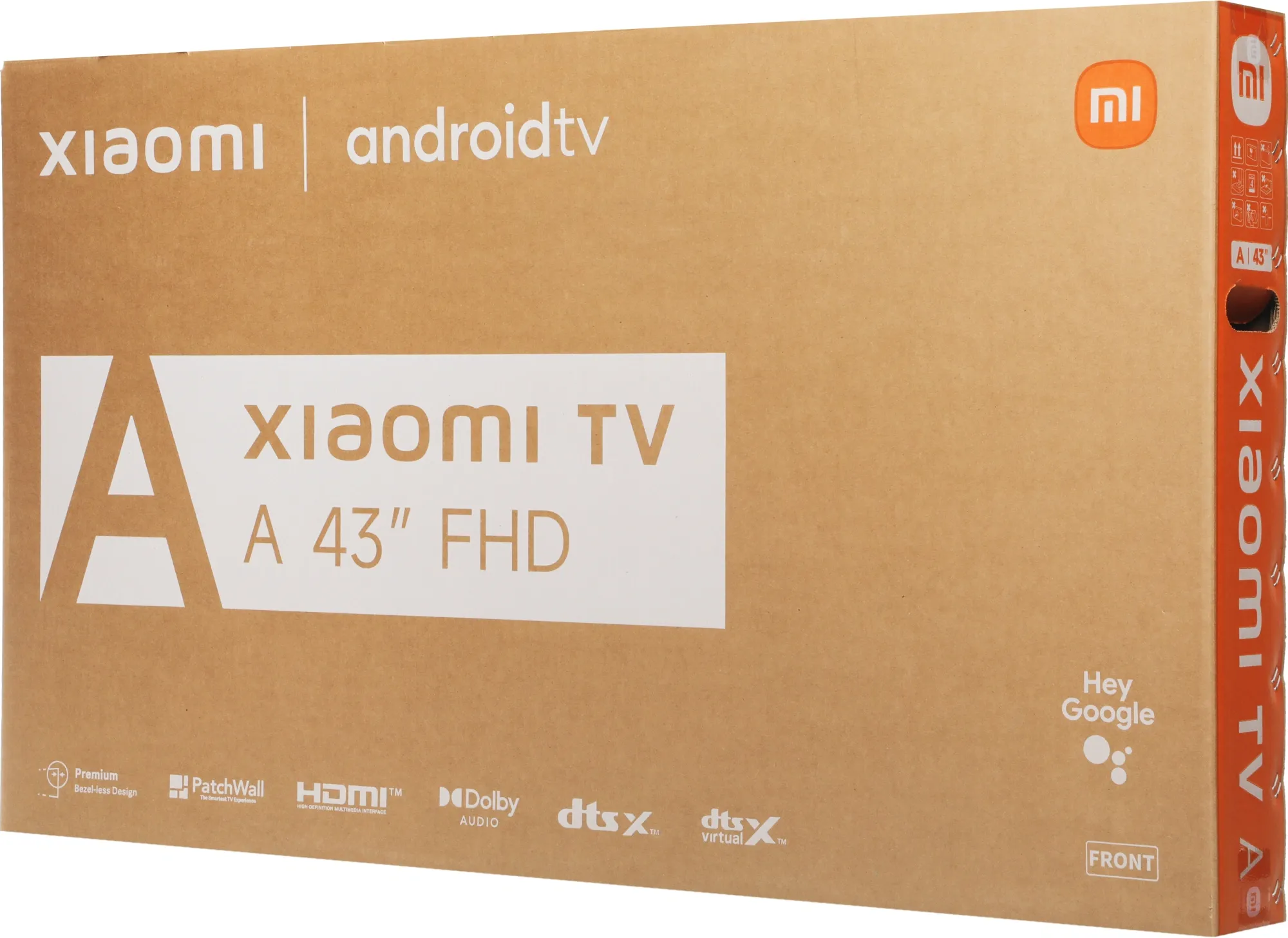 Телевизор LED Xiaomi 43" TV A 43 FHD 2026 черный FULL HD 60Hz DVB-T2 DVB-C DVB-S2 USB WiFi Smart TV