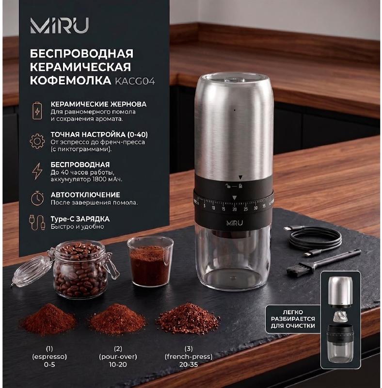 Кофемолка MIRU KACG04