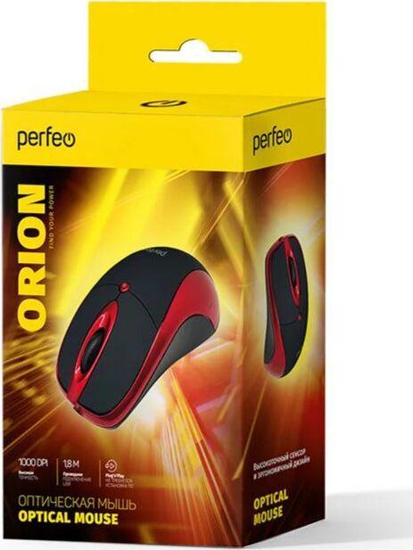 Мышь PERFEO (PF-A4794) ORION красный