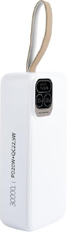 Повербанк PERFEO (PF_E1477) Atomic Age - 30000 mAh, белый