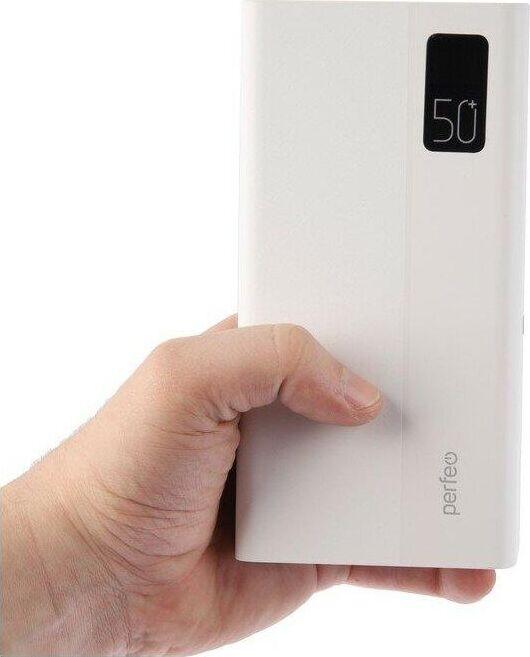 Power bank PERFEO (PF_B4888) MOUNTAINS - 50000 mAh, белый