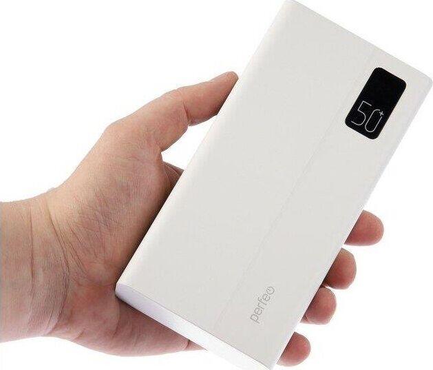 Power bank PERFEO (PF_B4888) MOUNTAINS - 50000 mAh, белый