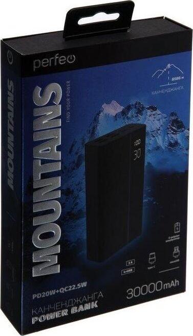 Power bank PERFEO (PF_D0161) MOUNTAINS 30000 mAh черный