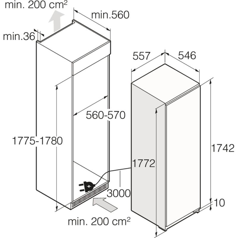 Встраиваемый морозильный шкаф ASKO RBF276DND1.P