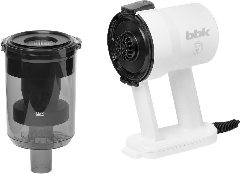Вертикальный пылесос BBK BV2600 белый/черный