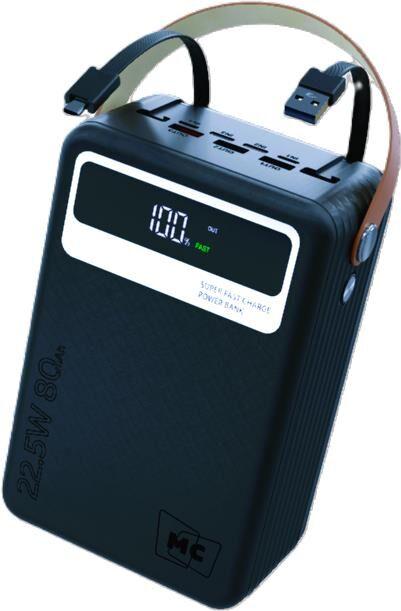 Powe Bank MORE CHOICE (4620202552921) PB69-80 80000mAh 3USB+2Type-C+1USB-IP+1micro-USB 3.0A , черный
