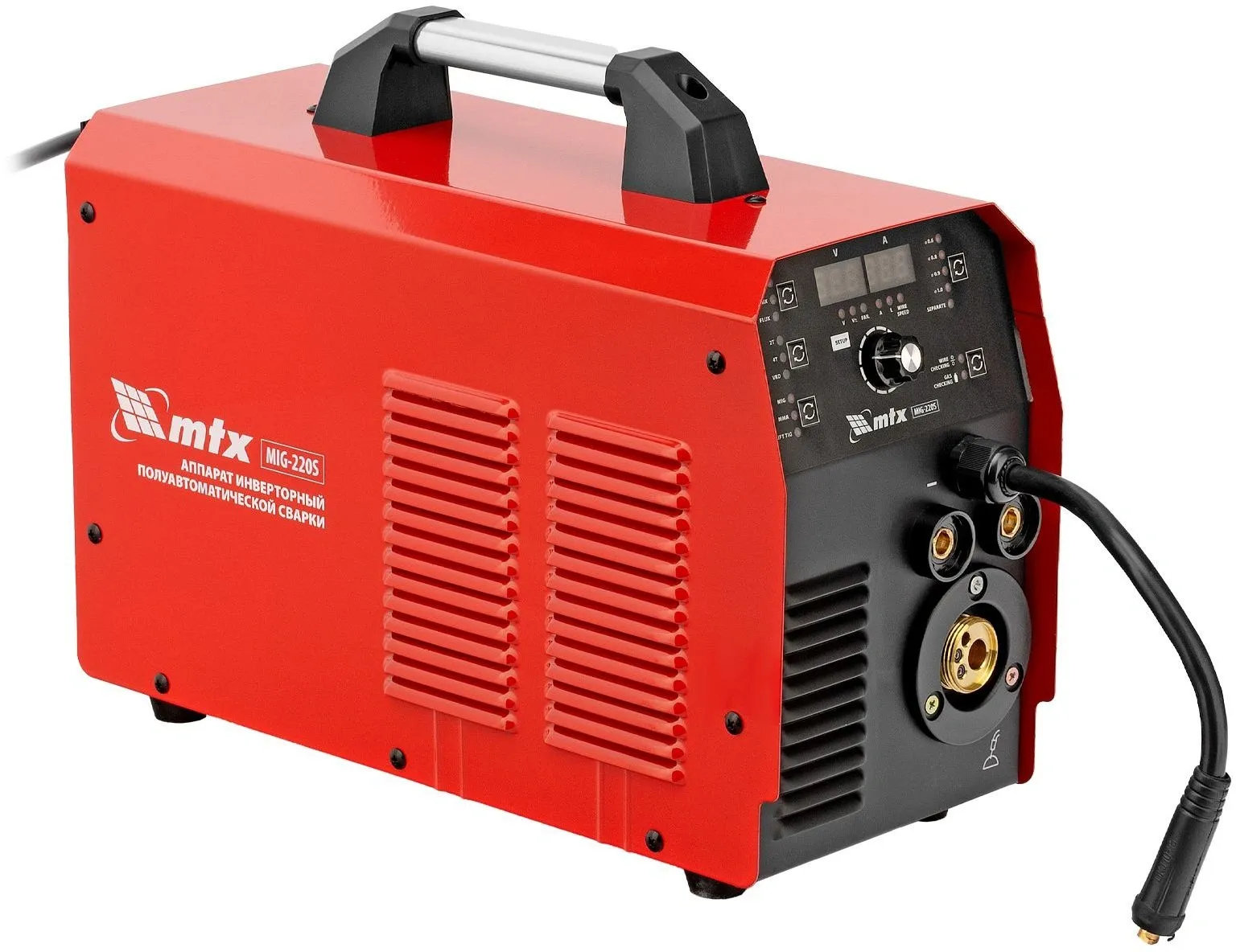 Сварочный полуавтомат MTX MIG-220S инвертор MMA DC/TIG DC/MIG-MA 6.8кВт