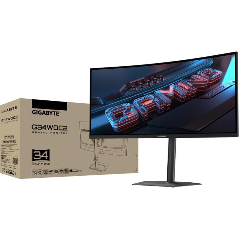 Монитор 34" Gigabyte 20VM0-34WQC2BM-1EKS