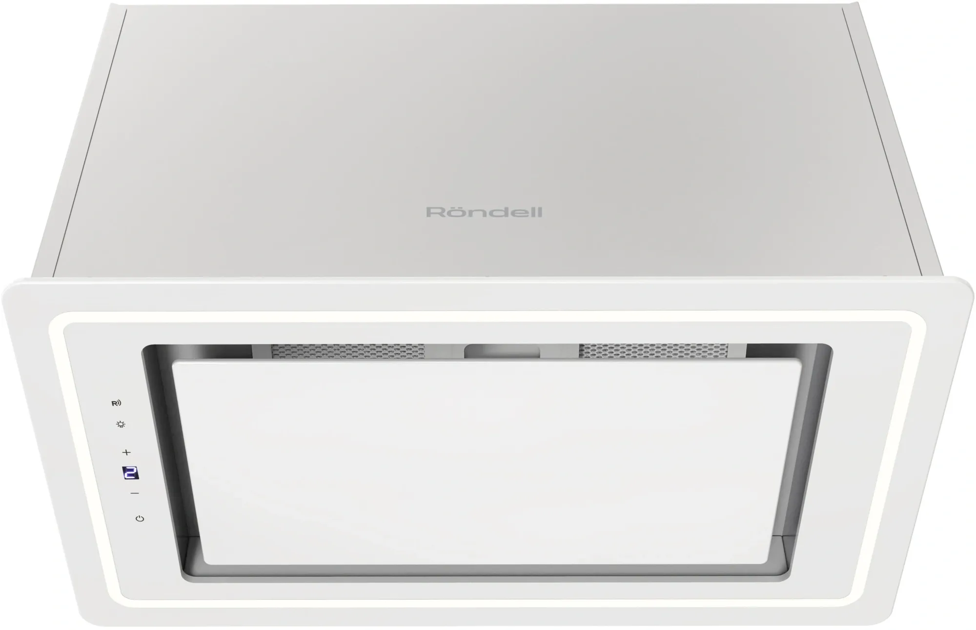Вытяжка встраиваемая Rondell R-BH 6080 W белый управление: сенсорное (1 мотор)