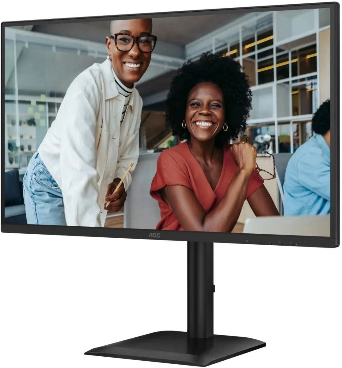 Монитор AOC 27" 27E4U черный IPS LED 16:9 HDMI M/M матовая HAS Piv 300cd 178гр/178гр 1920x1080 120Hz VGA DP FHD USB 5.65кг