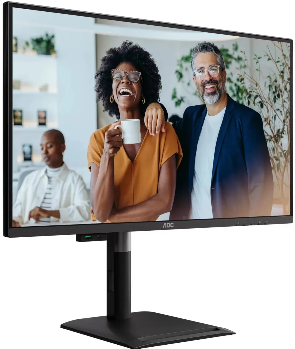 Монитор AOC 27" Q27P4CV черный IPS LED 16:9 HDMI M/M матовая HAS Piv 178гр/178гр 2560x1440 120Hz DP QHD USB 6.17кг