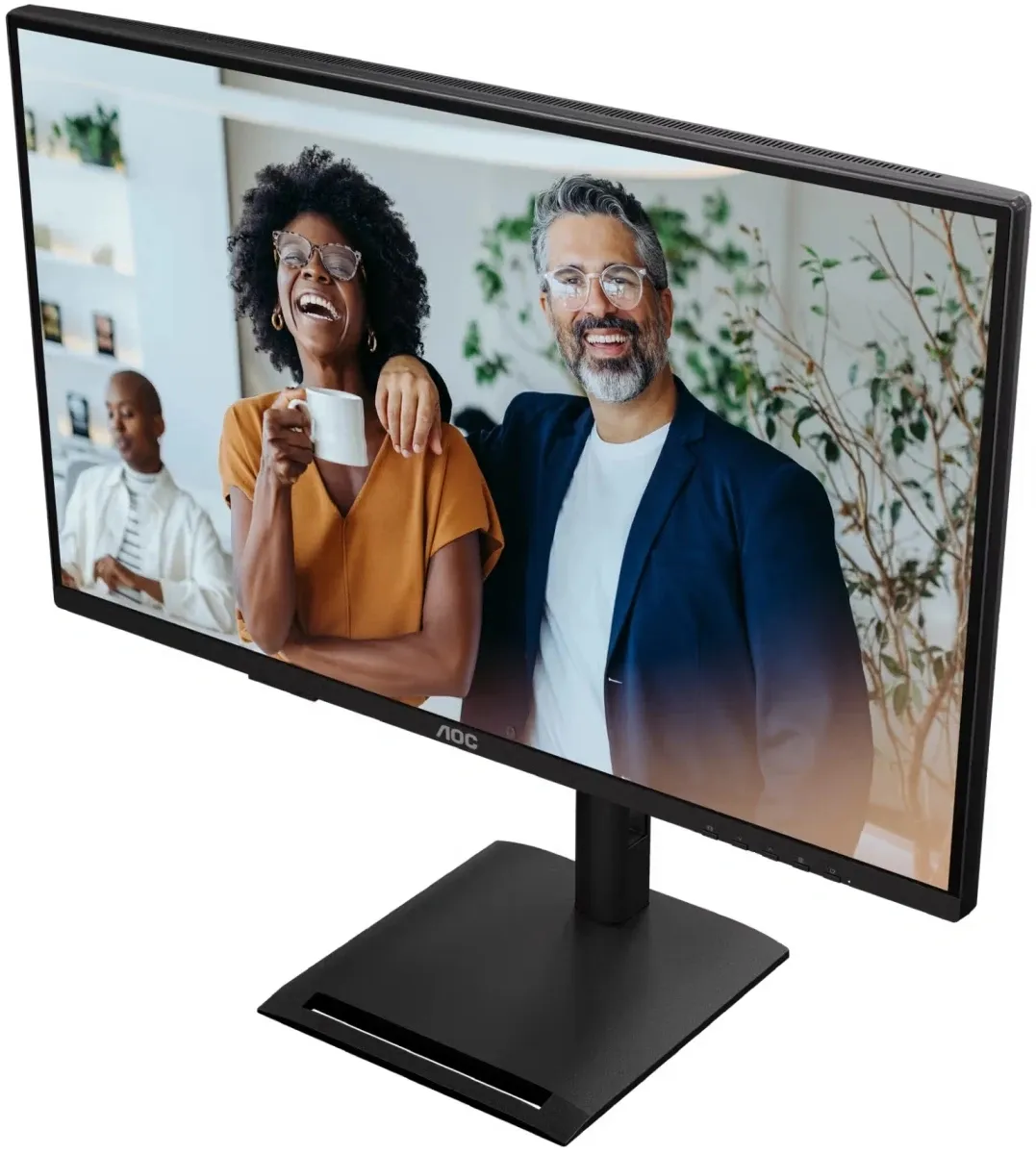 Монитор AOC 27" Q27P4CV черный IPS LED 16:9 HDMI M/M матовая HAS Piv 178гр/178гр 2560x1440 120Hz DP QHD USB 6.17кг