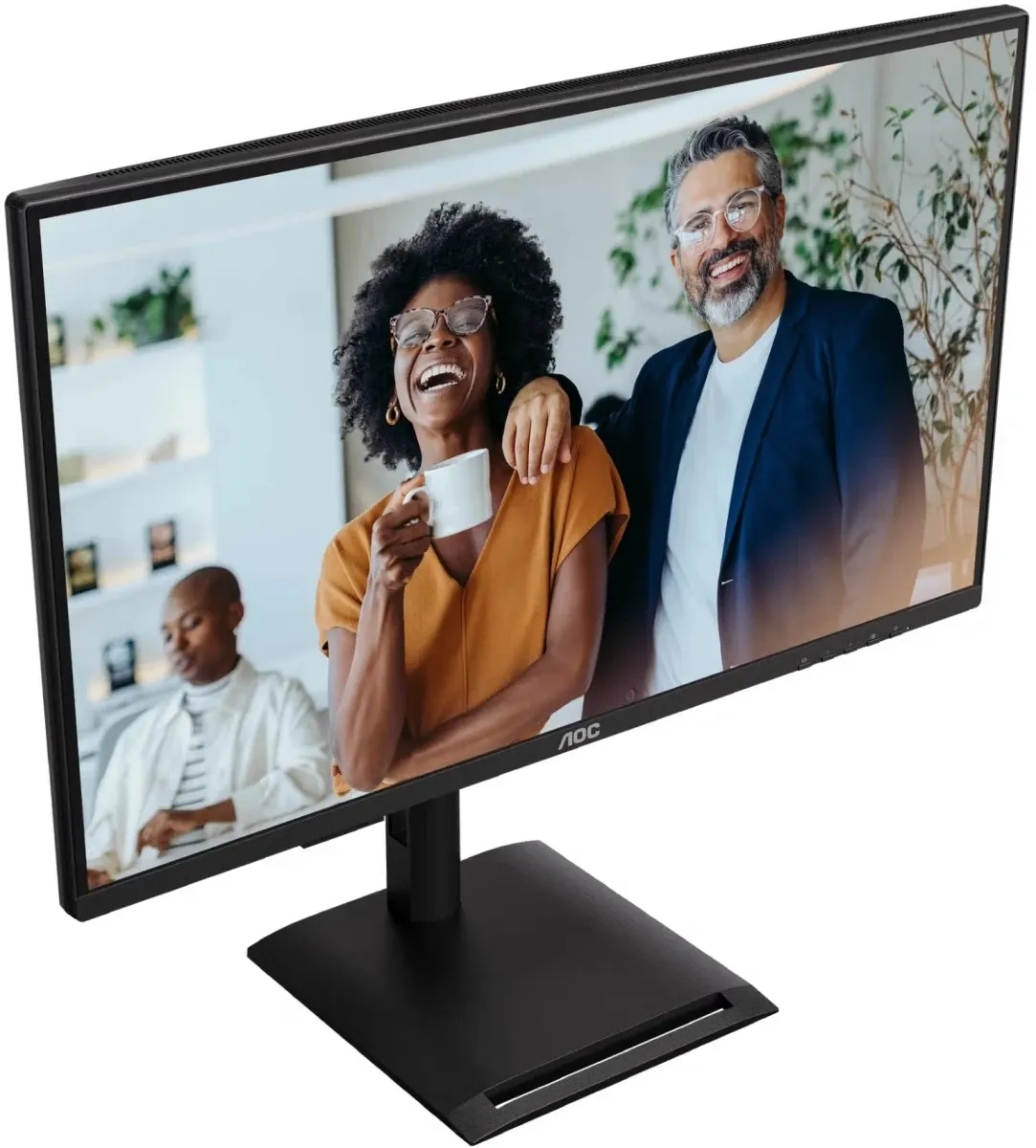Монитор AOC 27" Q27P4CV черный IPS LED 16:9 HDMI M/M матовая HAS Piv 178гр/178гр 2560x1440 120Hz DP QHD USB 6.17кг