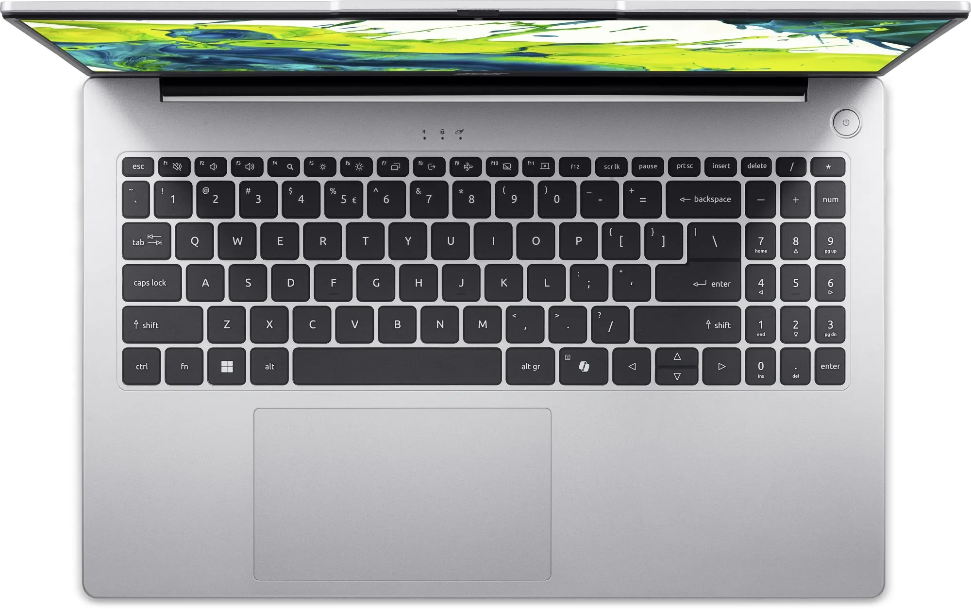 Ноутбук Acer Aspire Lite AL16-74P-543K Core Ultra 5 125H 16Gb SSD512Gb Intel Arc 16" IPS WUXGA (1920x1200) без ОС silver WiFi BT Cam 5100mAh (NX.X5CCD.001)