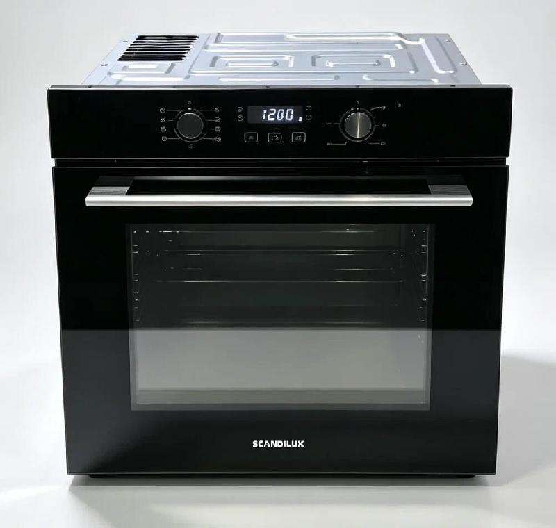 Духовой шкаф SCANDILUX SLEB80P черный