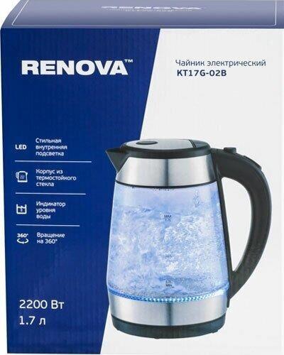 Чайник RENOVA KT17G-02B