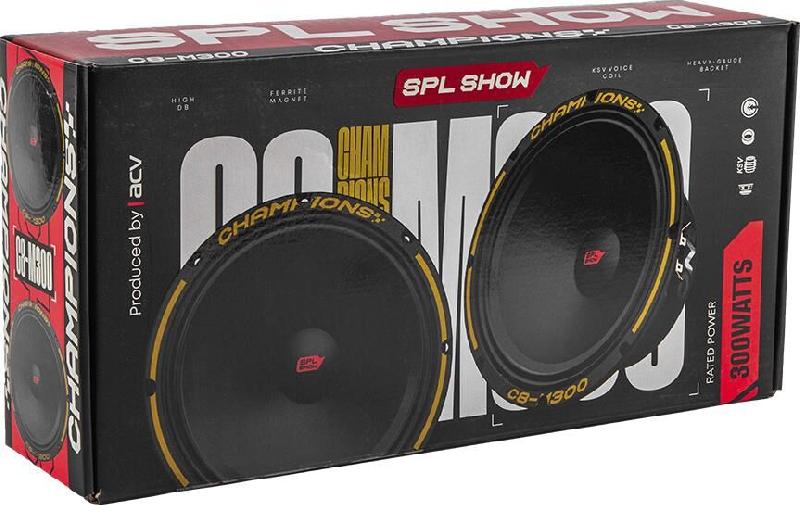 Автоакустика SPL SHOW CHAMPIONS C8-M300 акустика СЧ 8"/RMS=300W/4Om/99.9дБ (пара)