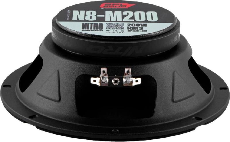 Автоакустика SPL SHOW NITRO N8-M200 акустика/СЧ 8"/RMS=200Вт/4Ом(4 шт/мастер