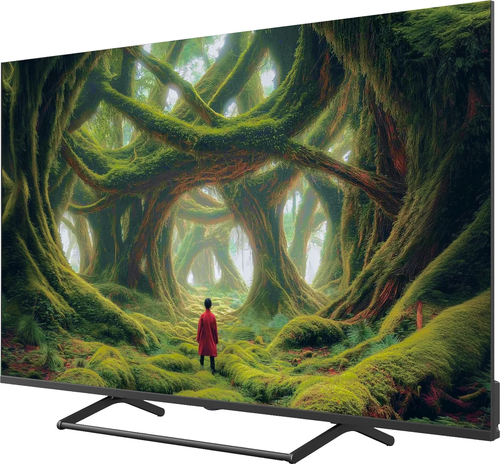Телевизор LED Sber 55" SDX-55U5500MBA Салют ТВ Frameless черный 4K Ultra HD 60Hz DVB-T DVB-T2 DVB-C DVB-S DVB-S2 USB WiFi Smart TV (RUS)