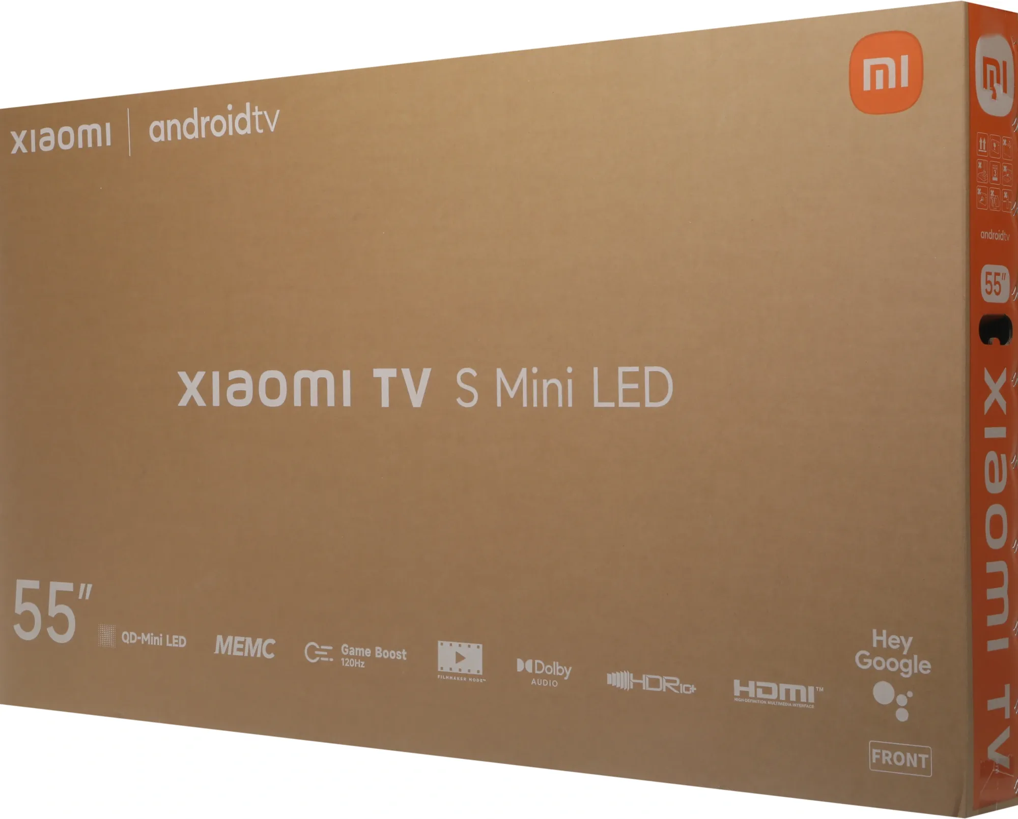 Телевизор QLED Xiaomi 55" TV S Mini LED 55 2026 темно-серый 4K Ultra HD 60Hz DVB-T2 DVB-C DVB-S2 USB WiFi Smart TV