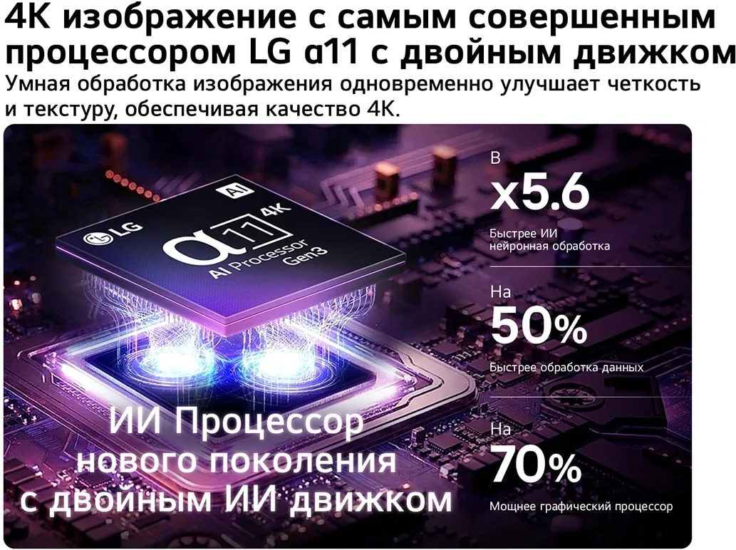 Телевизор OLED LG 77" OLED77C6RLA.ARU черный/серебристый 4K Ultra HD 120Hz DVB-T DVB-T2 DVB-C DVB-S2 USB WiFi Smart TV (RUS)